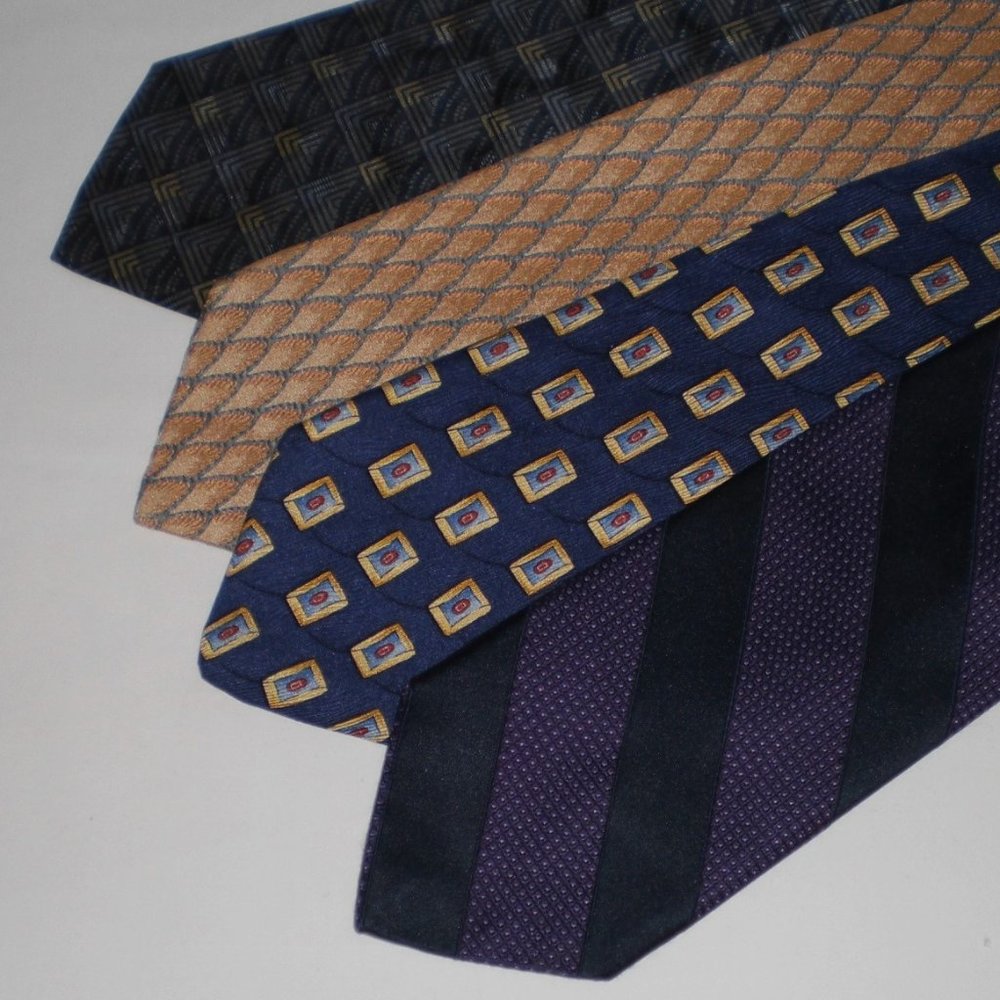Collection 0f 4 Robert Talbott all silk ties. Made in USA